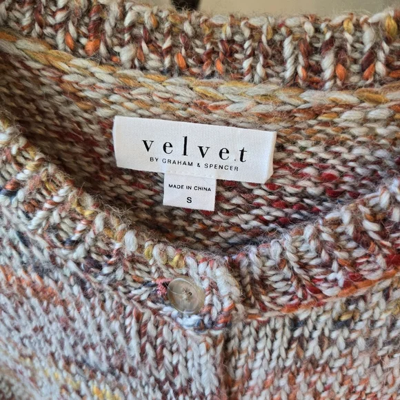 EUC Anthro Wool Blend Cardigan S - Picture 6 of 13